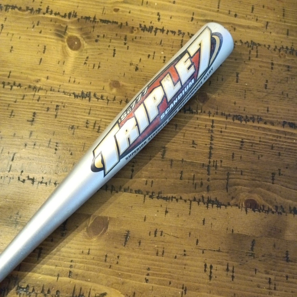 Easton Triple 7 Sc777 Scandium Alloy Baseball Bat 33in 30oz BESR BZ87 Mens